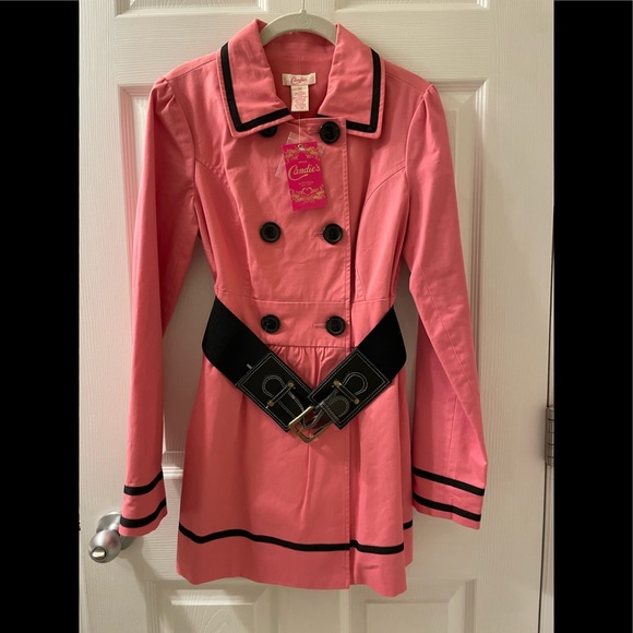 Candie's Jackets & Blazers - Stylish Pink Trench Coat